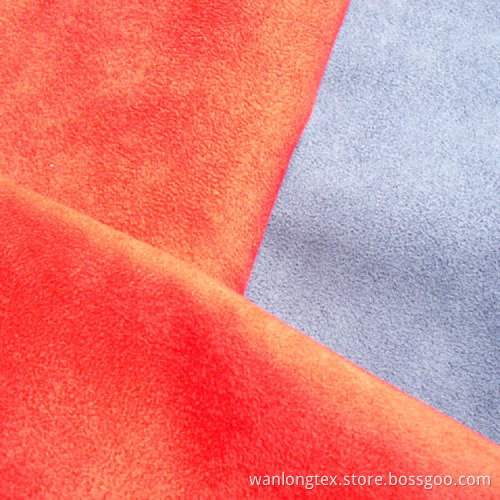 100 Polyester Polyester Fabric Micro Suede Waterproof/High Color Fastness Suede Fabric for Sofa